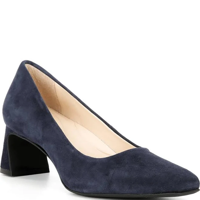 Alex Marie Daphne Suede Block Heel Pumps