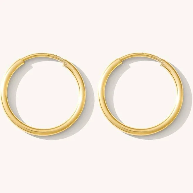 Thin Hoop Earrings