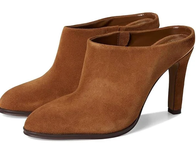 Vince Camuto Women's Solene High Heel Leather Mules