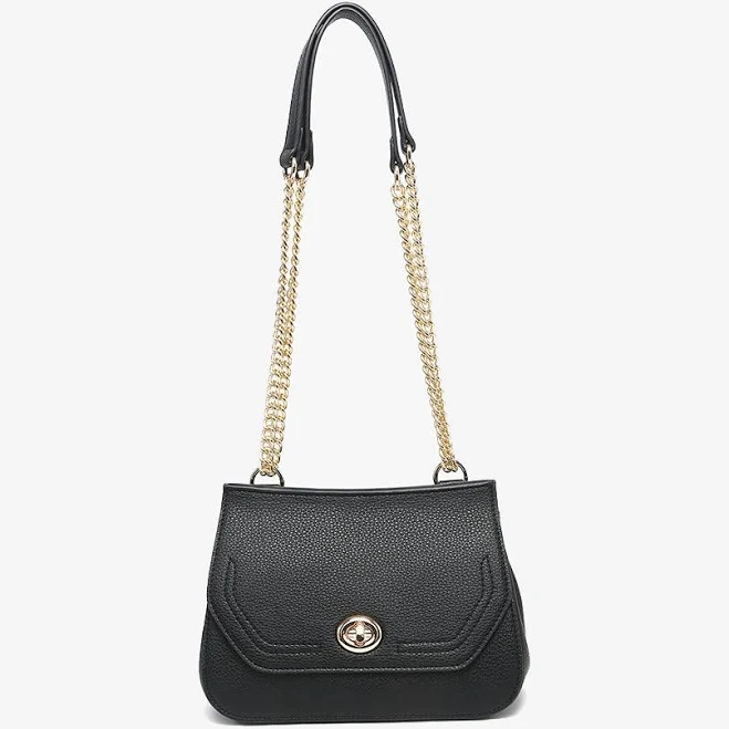 Jen & Co. Bag: Lottie Twist Lock Brown