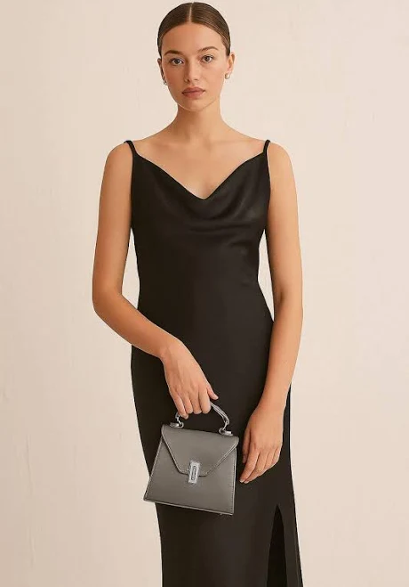 Minimalist Genuine Leather Crossbody Purse