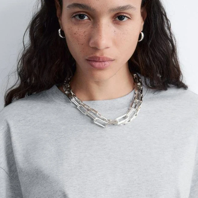 & Other Stories Chunky Chain Link Necklace
