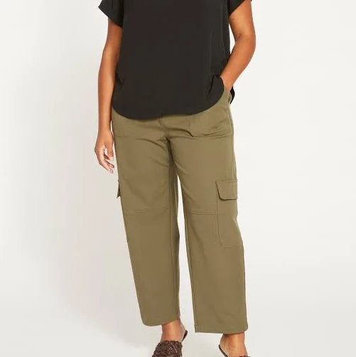 Universal Standard Karlee Stretch Cotton Twill Cargo Pants