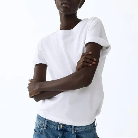 H&M Ladies Oversized Cotton T-Shirt