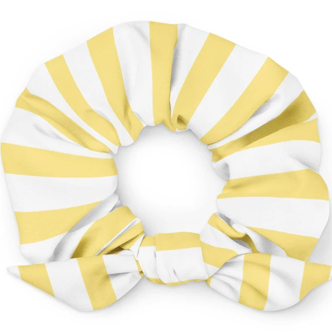 Classic Cabana Striped Scrunchie