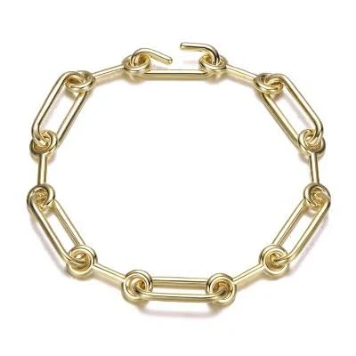 14K Gold Plated Link Chain Bracelet