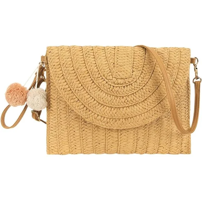 Straw Crossbody Bag