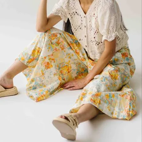 Rosenberg Wide Leg Floral Pants