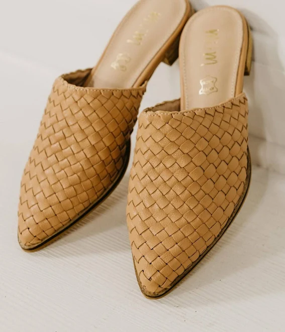 The Alice Woven Mule 6 / Nude
