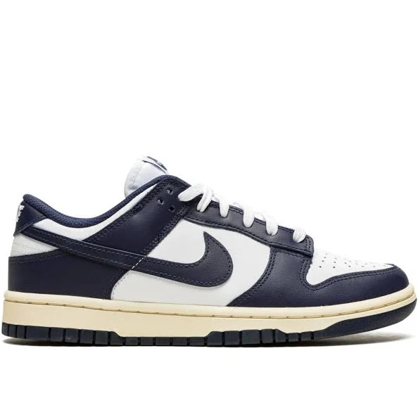 Nike - Dunk Low ''Vintage Navy'' sneakers - women - Leather - 6.5 - White