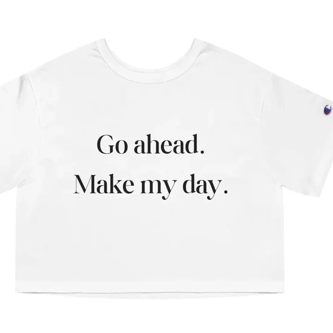 Sassy Graphic Crop Top