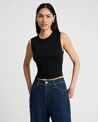 Express Women's Fitted Ribbed Tank Top