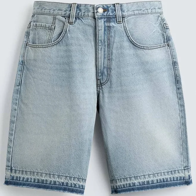 Zara Men's Relaxed Fit Denim Shorts