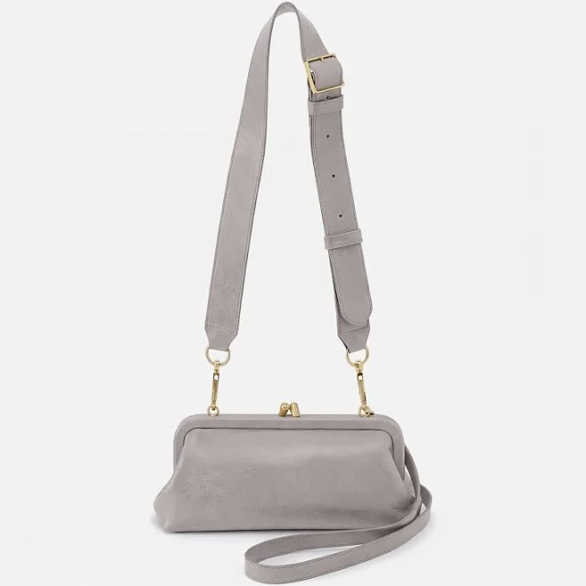 Alba Frame Leather Hobo Shoulder Bag