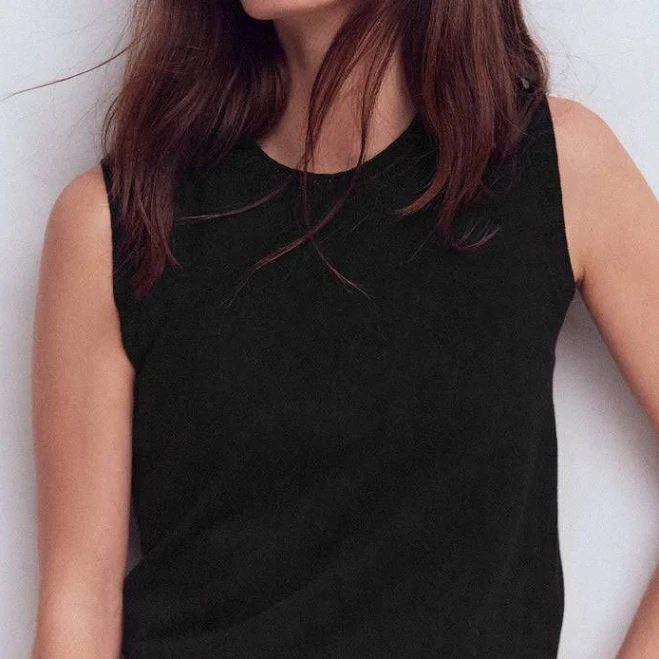 Boden Women's Emilia Cotton Crew Neck Vest