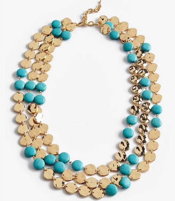 Boston Proper Layered Coin Necklace