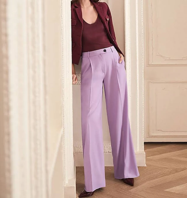 Ann Taylor Women's Modern Wide-leg Trouser