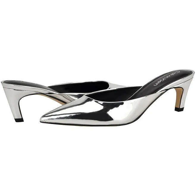 Calvin Klein Women's Kalyn Pointed Toe Kitten Heel Pumps