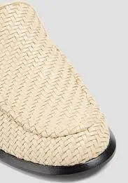 Naomi woven leather loafers - ecru - EU 40