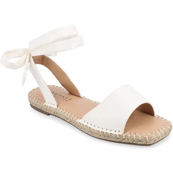 Journee Collection Women's Emelie Espadrille Flat Sandals