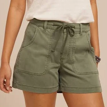 maurices Women's High-Rise Stretch Twill Cargo Shorts