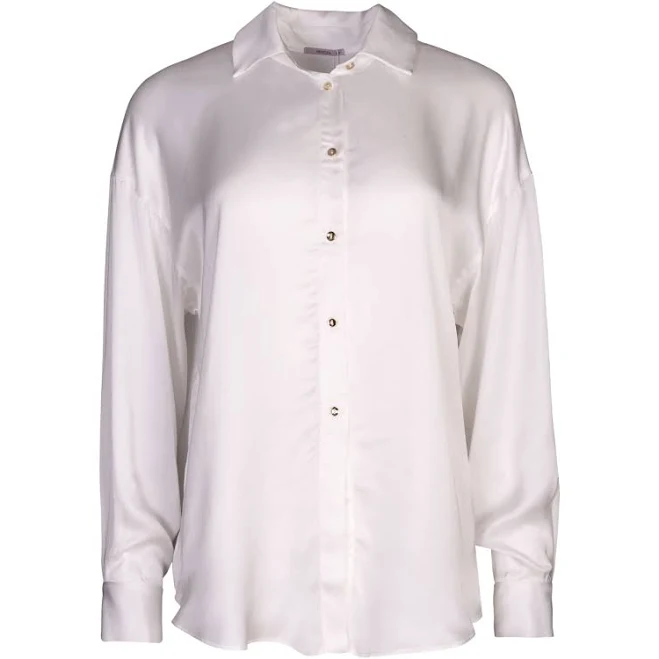 Oh!Zuza Women's Oversized Echo Satin Viscose Shirt