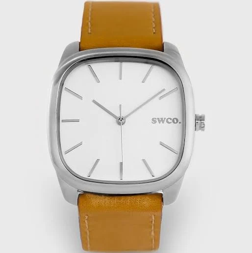 Icon Classic Watch with Tan Leather Strap