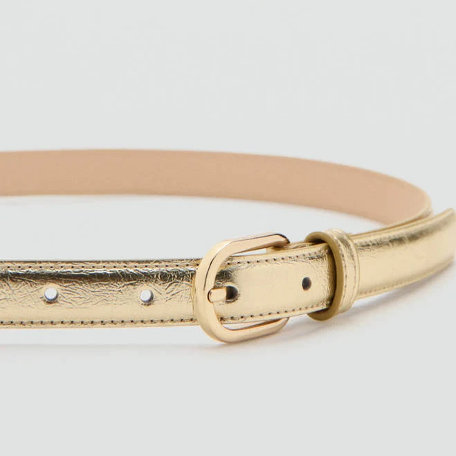 MANGO Metal Buckle Belt