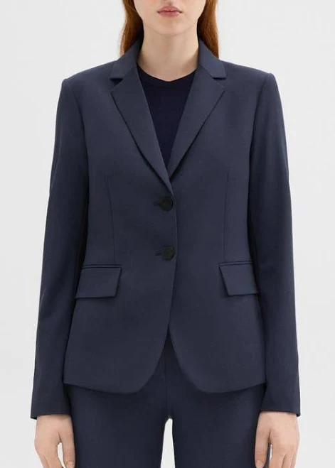 Theory Women's Carissa Blazer in Good Wool