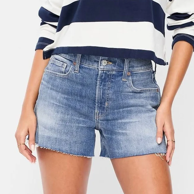Old Navy Women's High-Waisted 4-Inch Jean Shorts