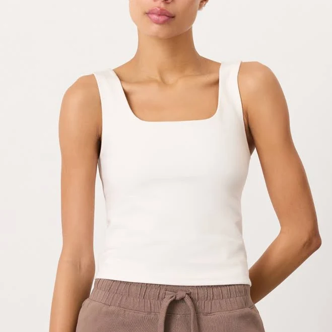 Women's Pact Organic Cotton On The Go-To Square Neck Tank