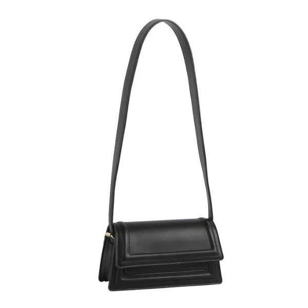 Structured Flap Shoulder Bag