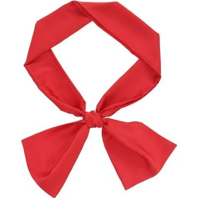 Allegra K Women's Skinny Silky Waistband Scarves