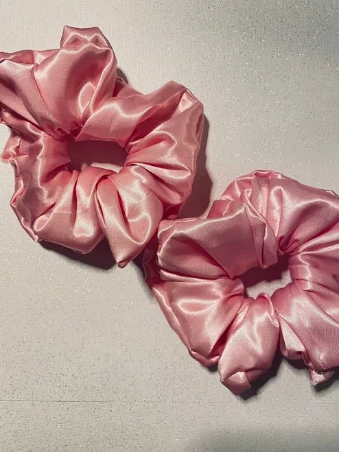 Oversized Satin Scrunchies