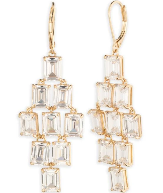 Ralph Lauren Women's Cubic Zirconia Chandelier Earrings