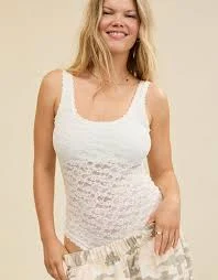 Show Off Vintage Lace Scoop Bodysuit