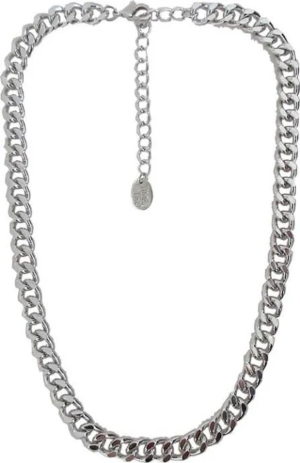 Time and Tru Women's Chunky Curb Chain Necklace