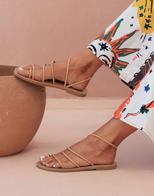 CARIATIS Women's Greek Handmade Leather Sandals