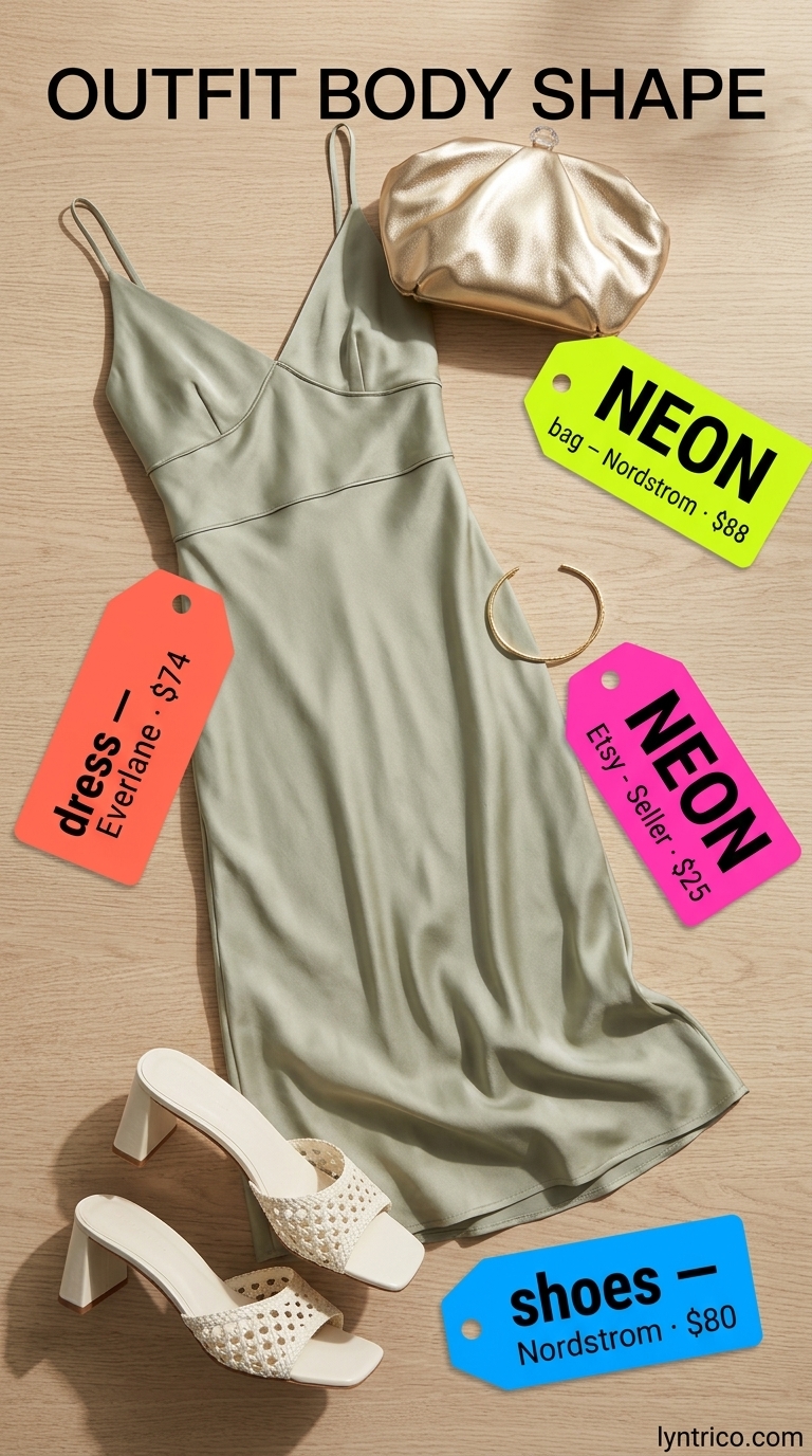 Desert Sands Slip Dress: Summer Beach Vacation Outfits 2026 Sandy beige slip dress for summer beach vacation outfits 2026. Elegant evening wear for date nights.