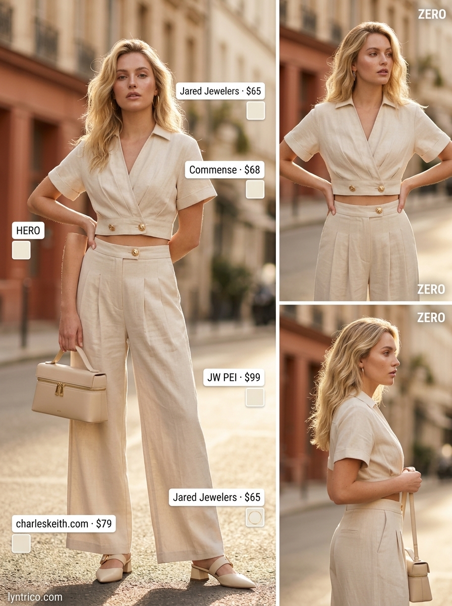 Monochromatic Linen Set