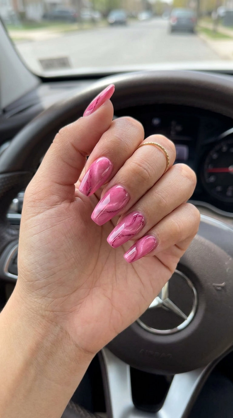 Sheer Blush Milky Oval Nails 2026 | Clean & Polished Sheer Blush Milky Oval nails for daily wear, work, casual outings. Pink summer nails 2026.