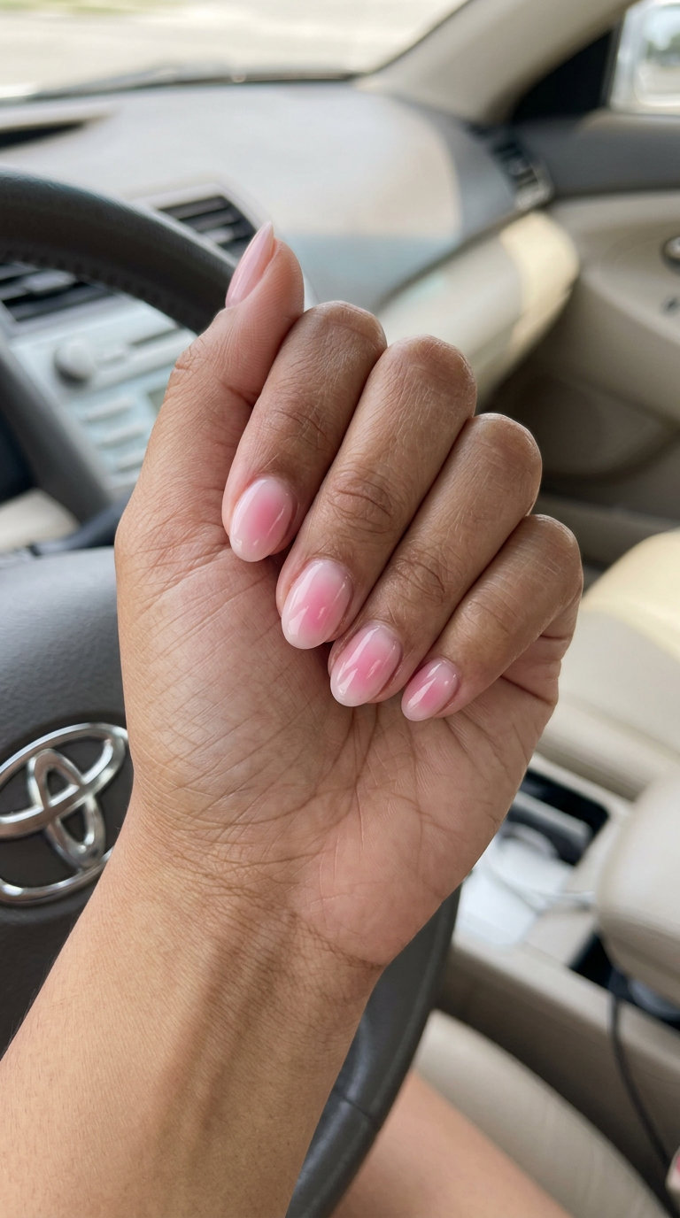 Serene milky white with creamy white swirls for weddings or special occasions. Elegant summer nail manicure ideas 2026.