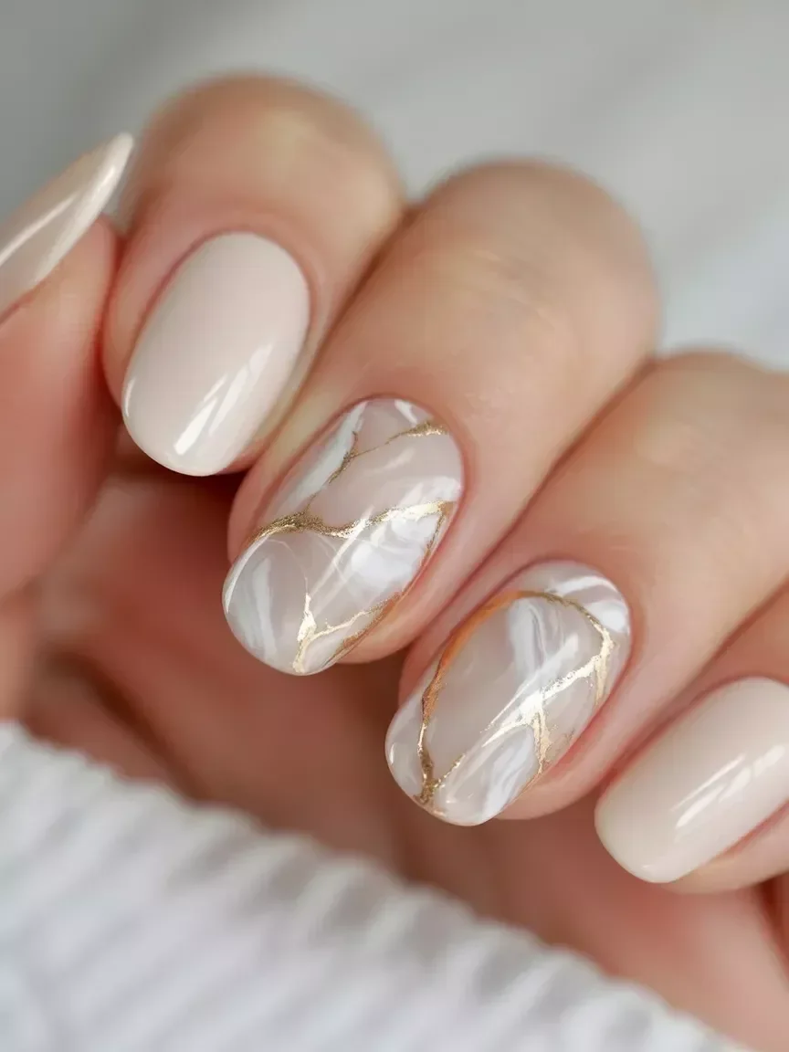20 Milky White Nails With Shimmer Accents: Elegant 2026 Manicure Ideas