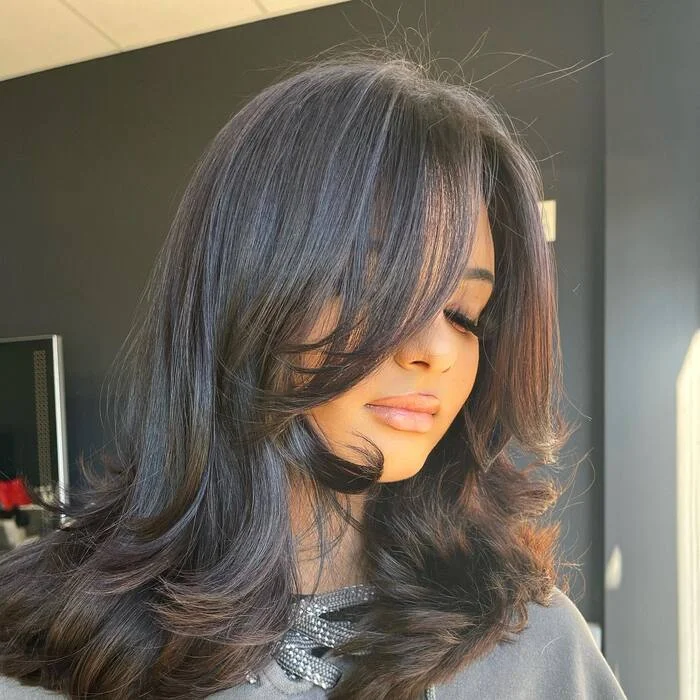 Soft Butterfly Haircut With Bangs: 24 Stylish Ideas for 2026