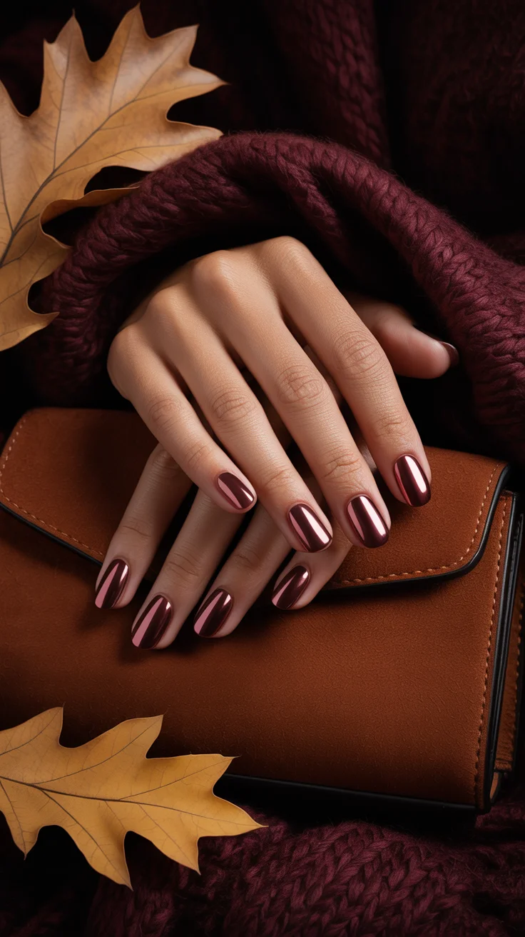 22 Dark Cherry Nails for Fall Season That Make Every Autumn Outfit Feel More Elegant
