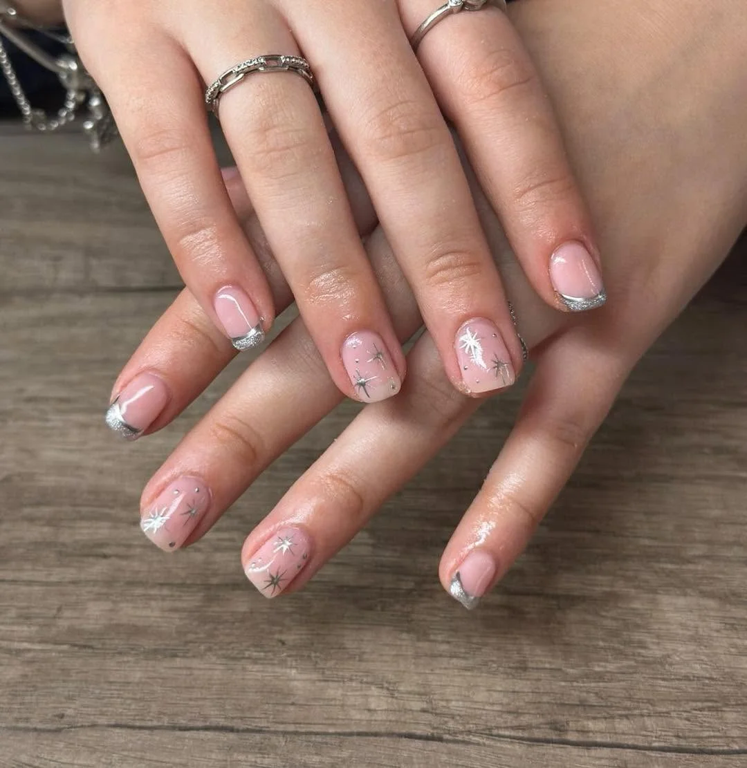 20 Short Glossy Gel Nails Inspiration Ideas