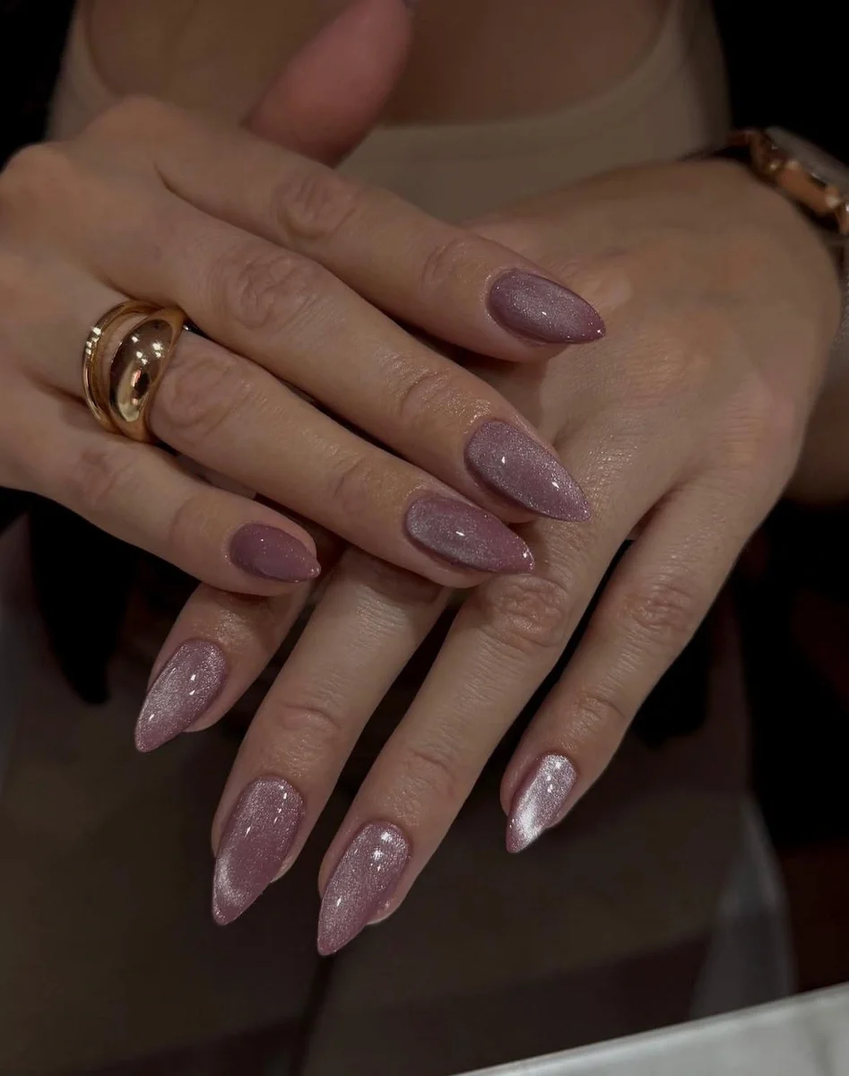 23 Velvet Magnetic Nails Luxurious Glossy Finish: Chic Manicure Ideas
