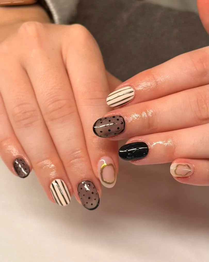 20 Short Glossy Gel Nails Inspiration Ideas