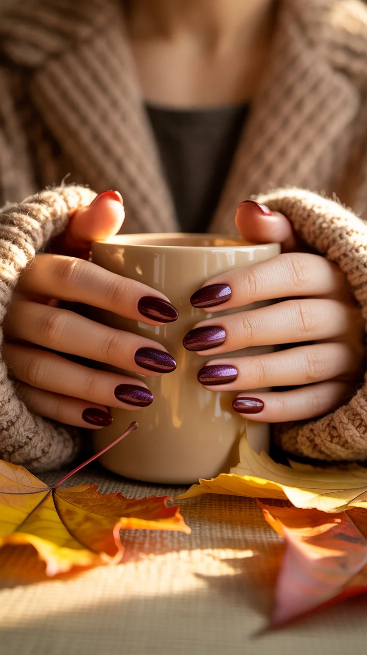 22 Dark Cherry Nails for Fall Season That Make Every Autumn Outfit Feel More Elegant