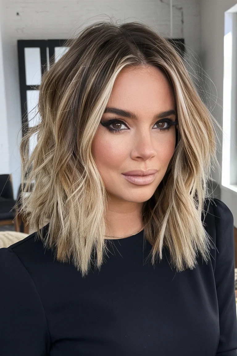 21 Smoky Caramel Balayage Lob for Fall 2026 Ideas